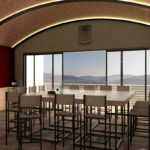 showroom winebar render vino interiordesign